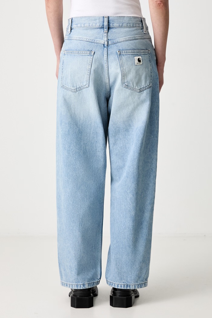 Oblečenie Carhartt WIP W Brandon rifle loose dámske I035892 modrá