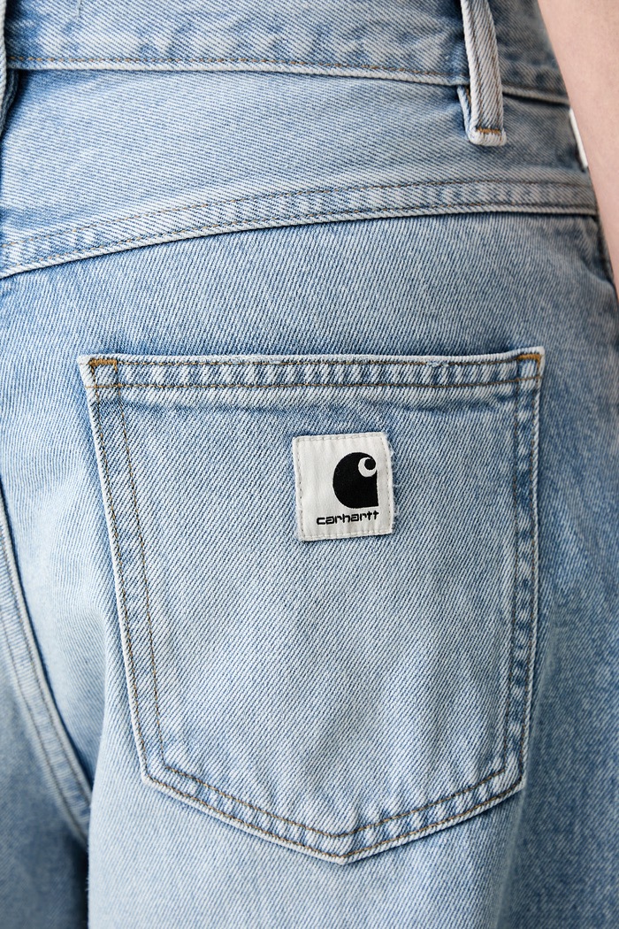 Carhartt WIP W Brandon rifle loose dámske modrá I035892