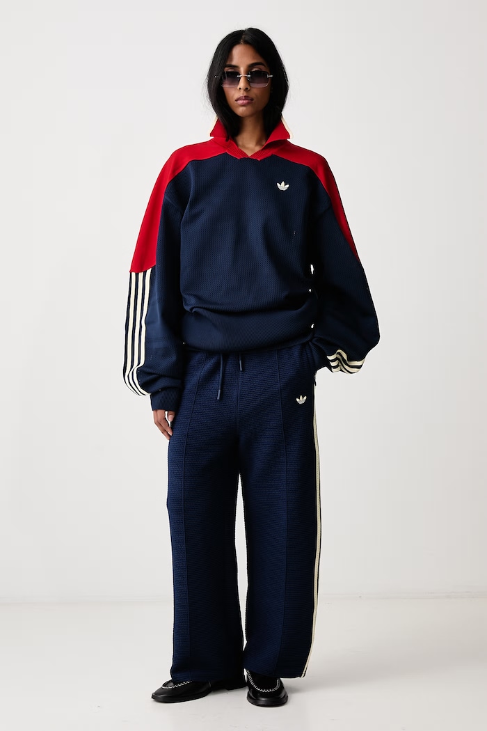 adidas Originals Firebird Crop spodnie dresowe damskie KR9608 niebieski AW26