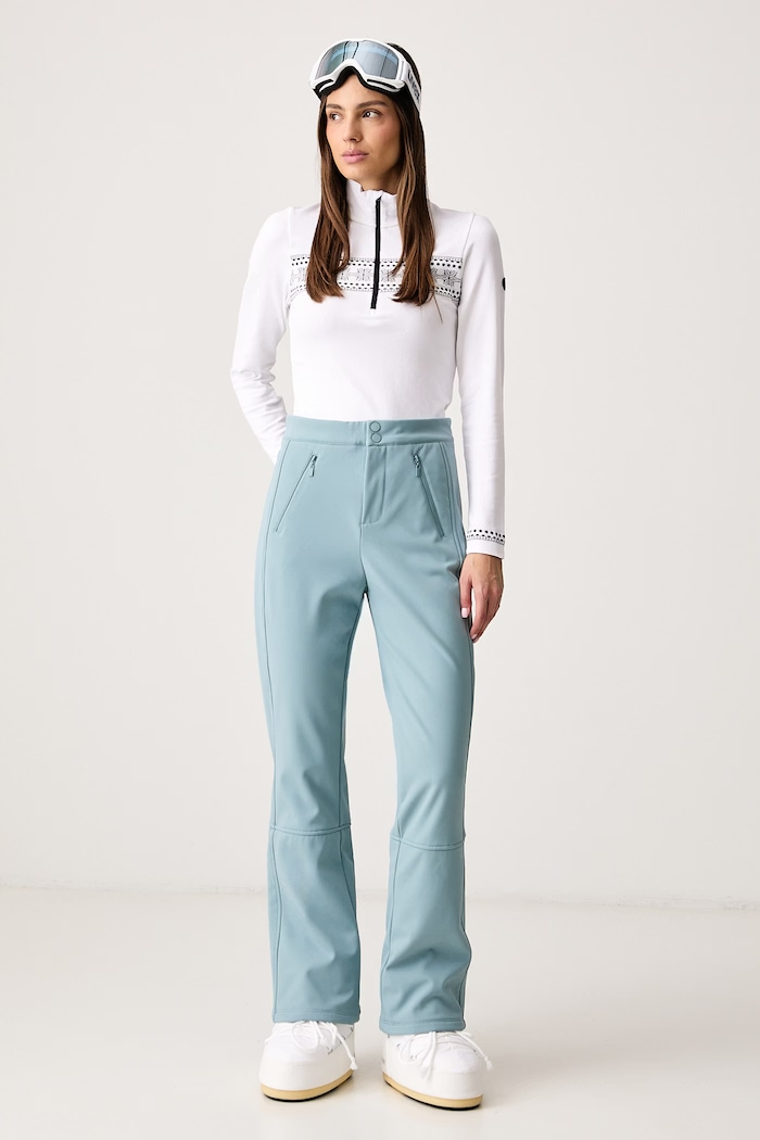 Guess Spodnie narciarskie damskie ELIRA V6BB30.K7137 turkusowy AW26