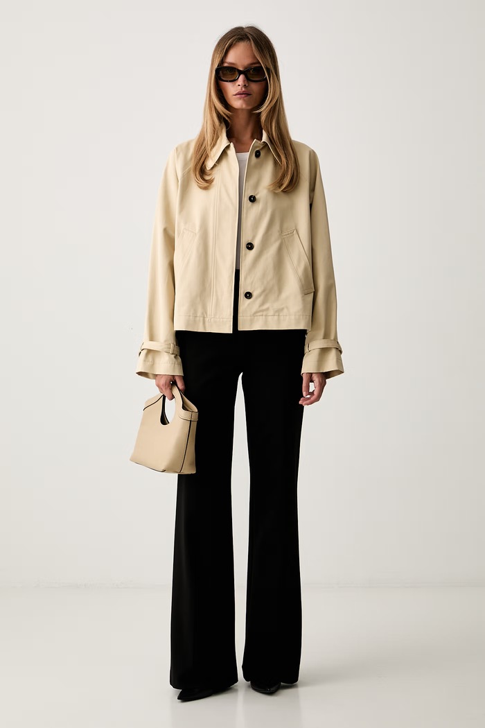 Twinset hlače s viskozom 262TP2373 crna AW26