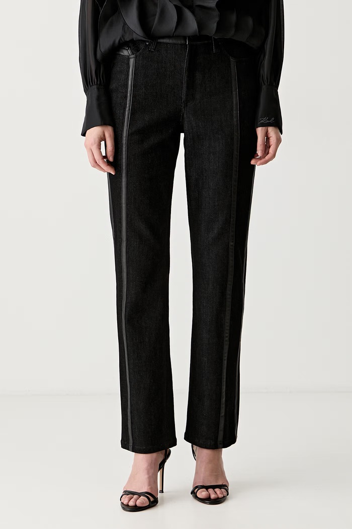 Karl Lagerfeld ίσια Γυναικεία μαύρο B3W10094