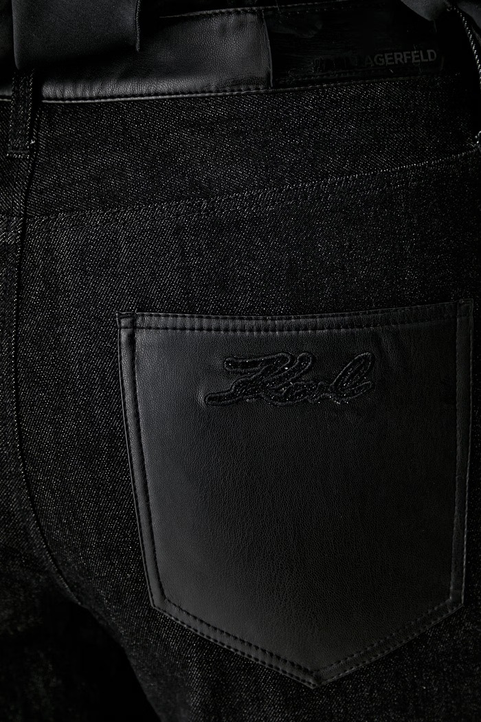 Karl Lagerfeld ίσια Γυναικεία μαύρο B3W10094