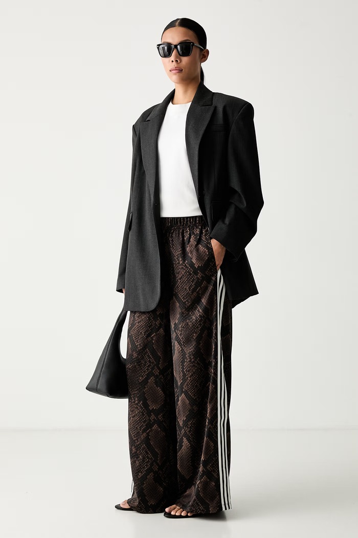 adidas Originals trenirka ženska Satin Snake KX1887 rjava AW26