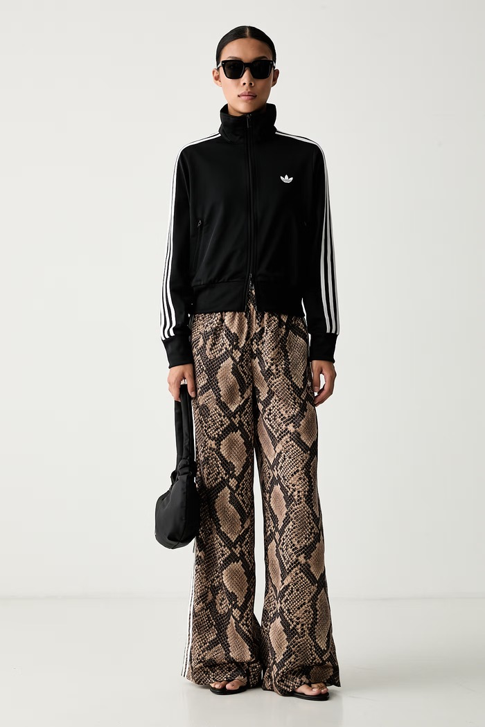 adidas Originals спортивные штаны для женщин Satin Snake KX1886 коричневый AW26