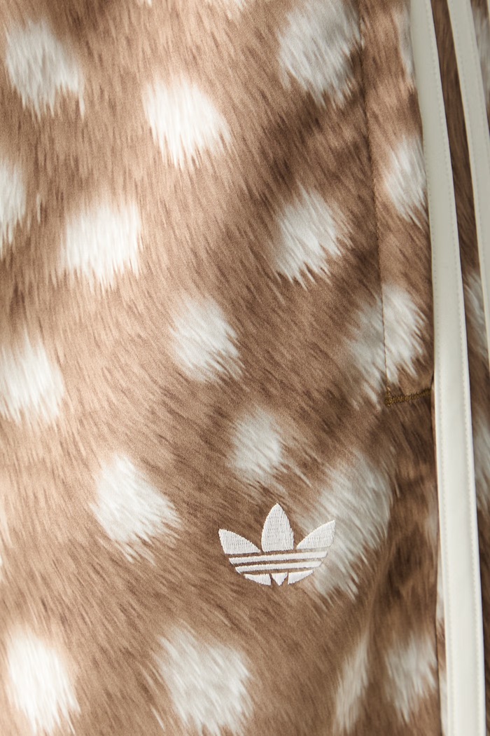 adidas Originals spodnie dresowe damskie Firebird brązowy KT2144