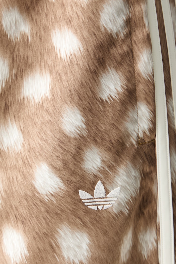 adidas Originals spodnie dresowe damskie Firebird brązowy KT2144