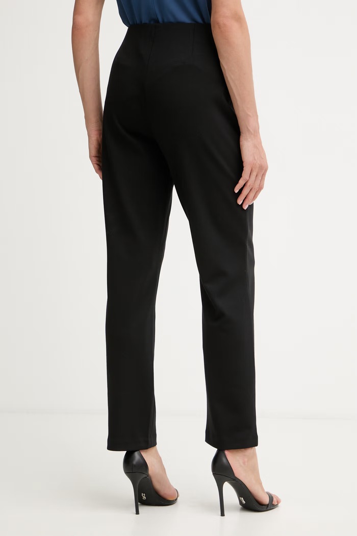 Odzież Calvin Klein spodnie damskie z wiskozą LV044F659G czarny