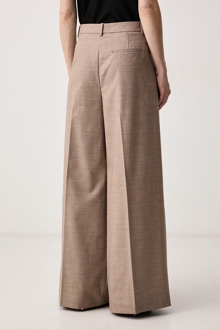 Îmbrăcăminte Guess Pantaloni pentru femei cu lână x LEONIE HANNE W6BB40.W5204 bej