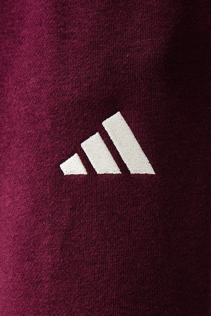 Παντελόνι επίσημο γυναικείο με βαμβάκι Essentials adidas μπορντό KZ2084