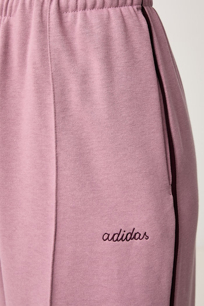 Παντελόνι επίσημο γυναικείο με βαμβάκι Colorpop adidas ροζ KV6865