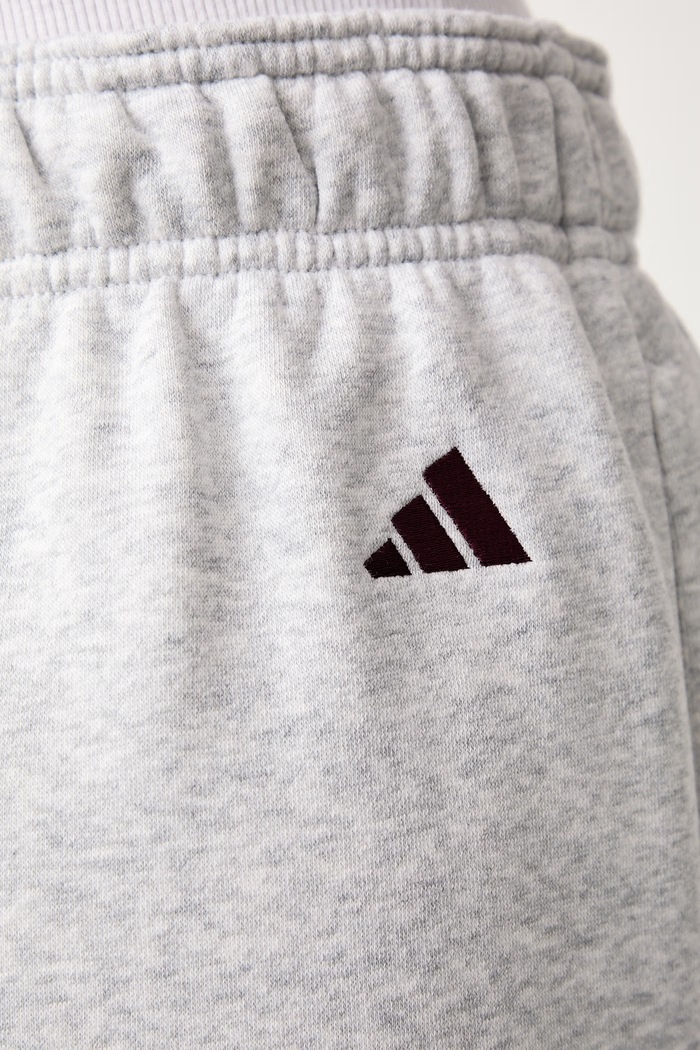 Spodnie dresowe damskie z bawełną Chenille Pack adidas KU0333 szary