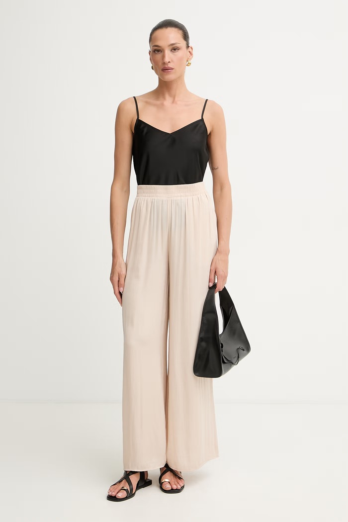 Morgan Pantaloni wide leg da donna PWENDA 261.PWENDA beige AW26