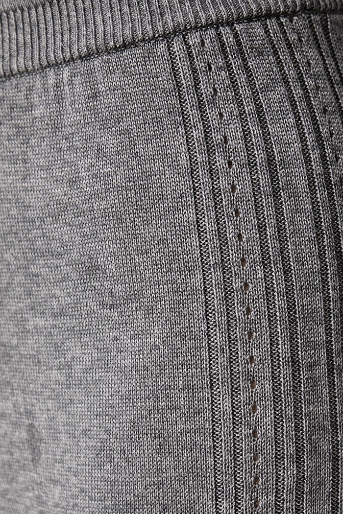 Spodnie dresowe damskie z dodatkiem wełny Ermanno Scervino LIFE szary D494P500LYY