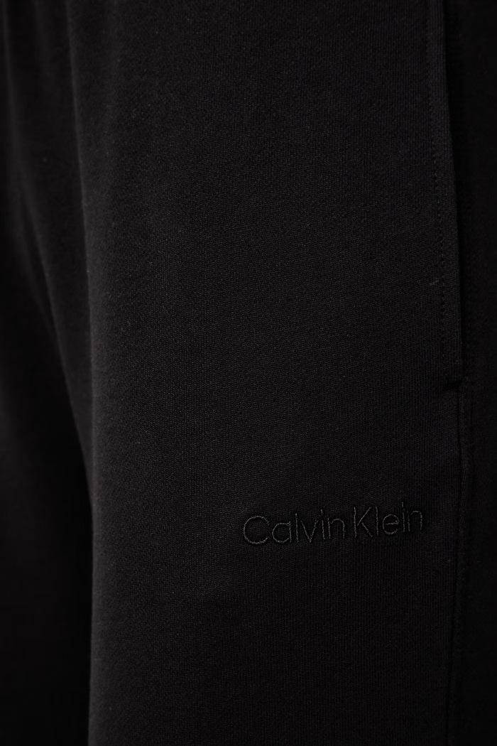 Calvin Klein spodnie dresowe damskie bawełniane czarny LV044G248G
