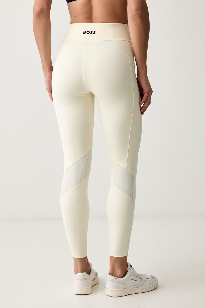 Odzież BOSS legginsy damskie Ekiden4 50572091 beżowy