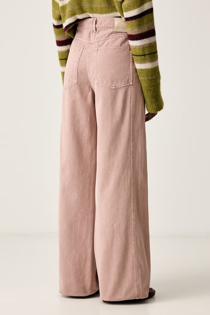 Oblečení BOSS Orange relaxed fit džíny dámské C_TMarlina1-D 50563061 růžová