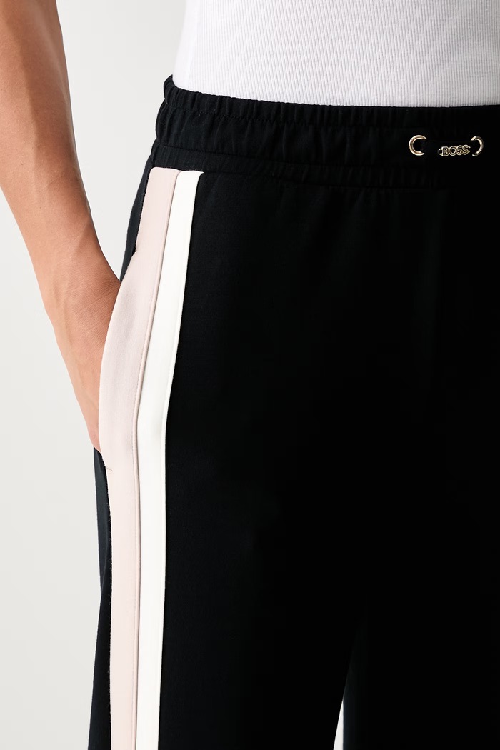 BOSS спортивные штаны для женщин с модалом TONE_Pants чёрный 50566103