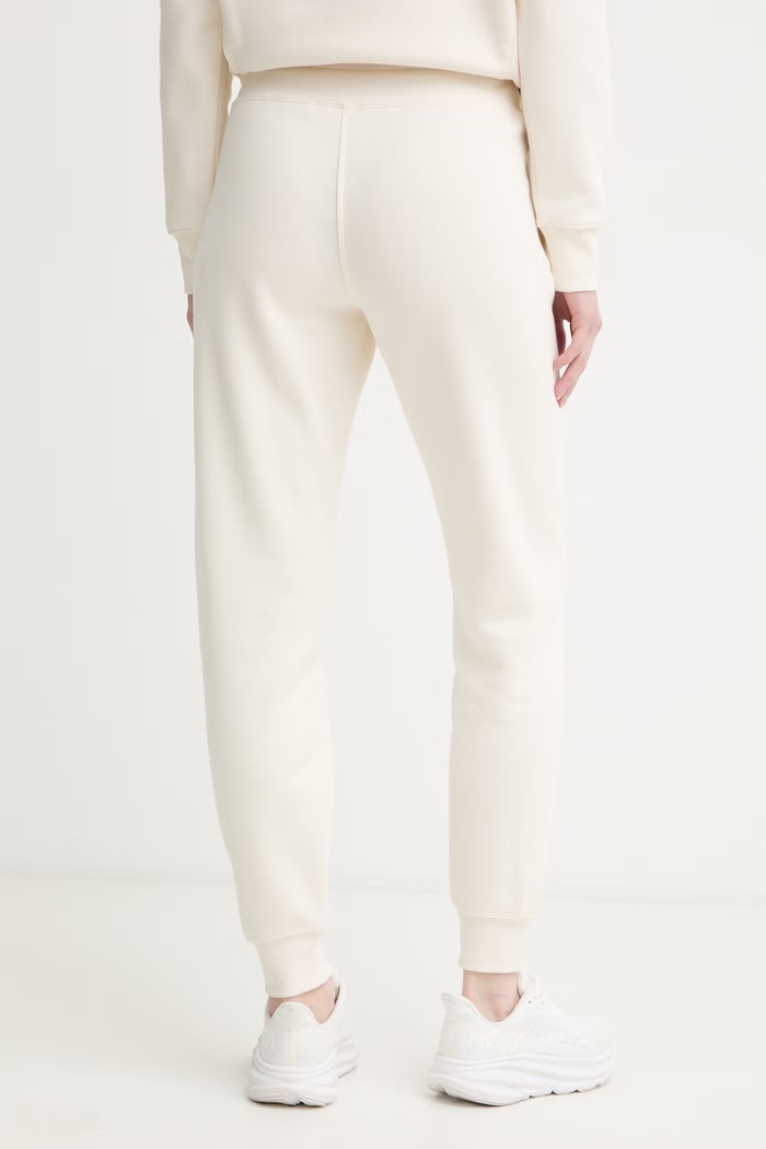 Odzież DKNY spodnie dresowe damskie z bawełną DP6P3896 beżowy