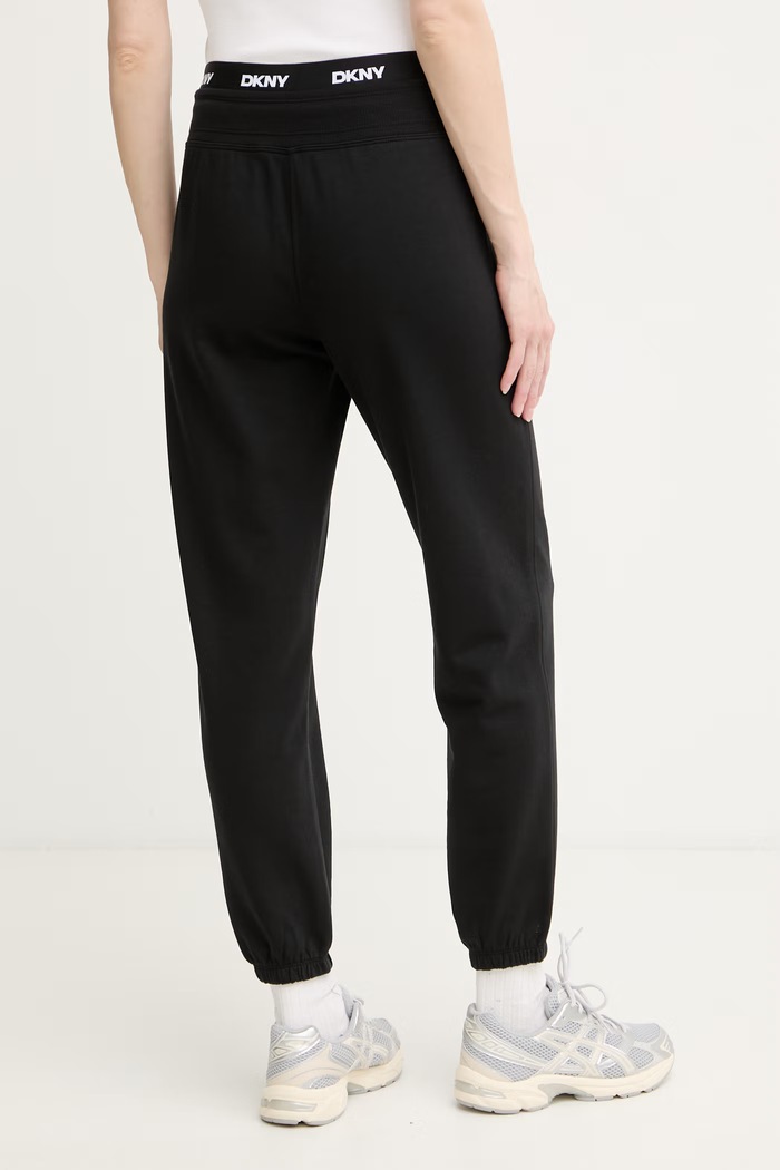 Odzież DKNY spodnie dresowe damskie z bawełną DP6P3857 czarny