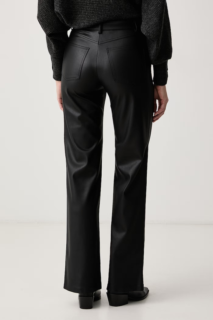 Oblečenie Marciano by Guess Nohavice dámske z imitácie kože CECILIA G6BB17.W5131 čierna