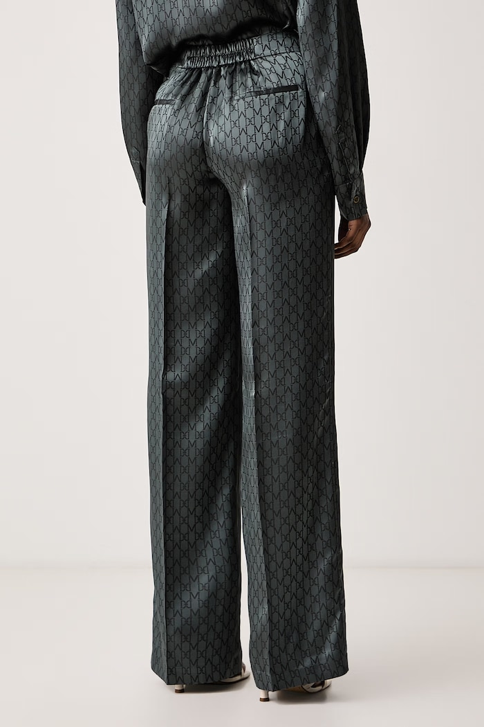 Odzież Marciano by Guess Spodnie damskie z wiskozą SIENNA G6BB13.W4398 zielony