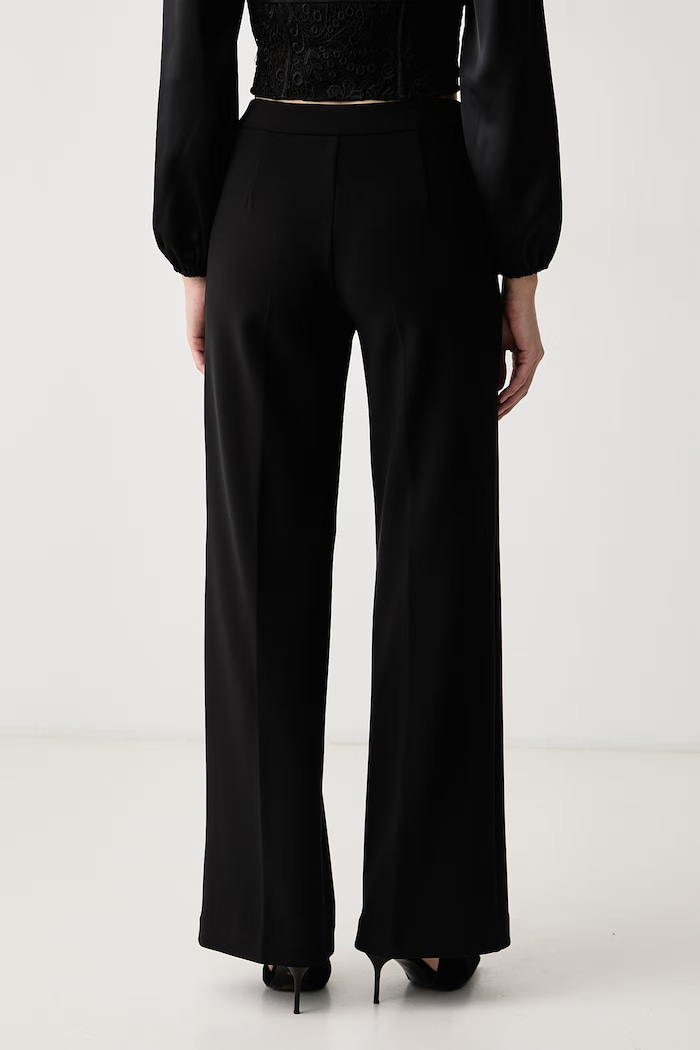 Oblečenie Marciano by Guess Nohavice wide leg dámske VIOLA G6BB06.K6462 čierna