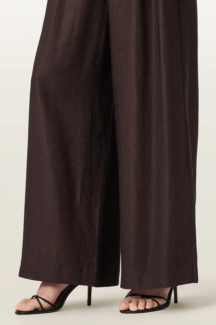 AllSaints Pantaloni wide leg pentru femei cu in CHARLEY W050QE