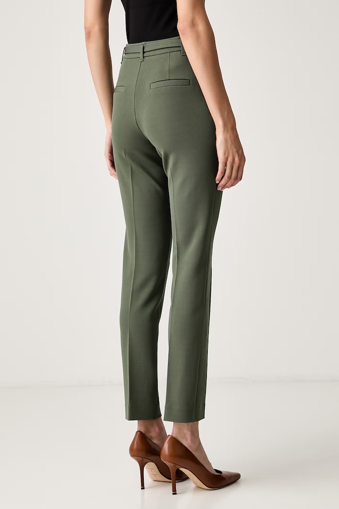 Oblečenie Marciano by Guess nohavice dámske s viskózou JOLIE G6YB23.K4553 zelená