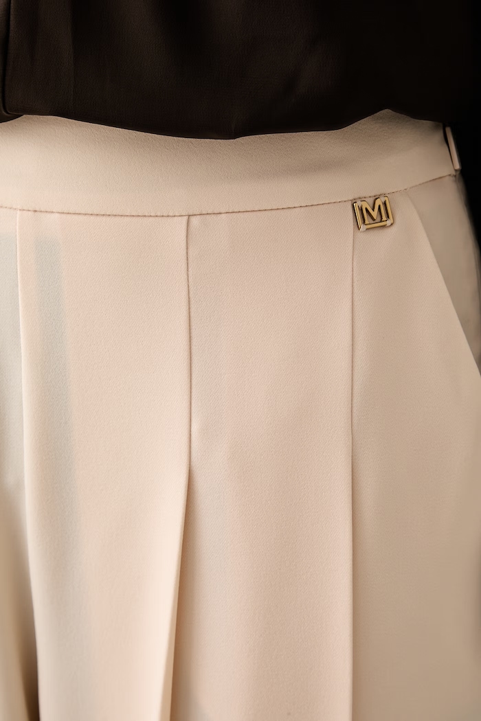 Marciano by Guess широк панталон дамски KAMILA бежов G6YB12.W3205