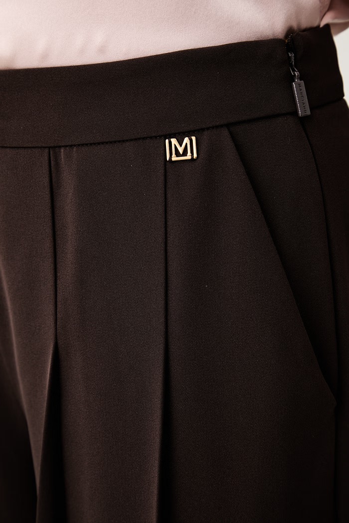 Marciano by Guess широк панталон дамски KAMILA кафяв G6YB12.W3205