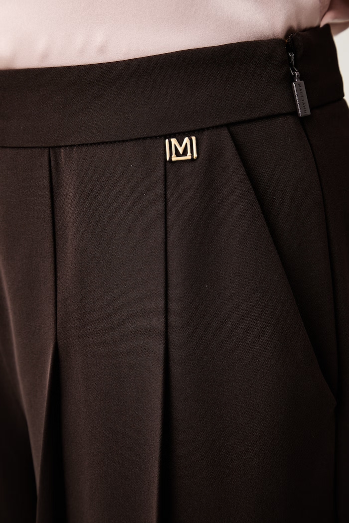 Marciano by Guess широк панталон дамски KAMILA кафяв G6YB12.W3205