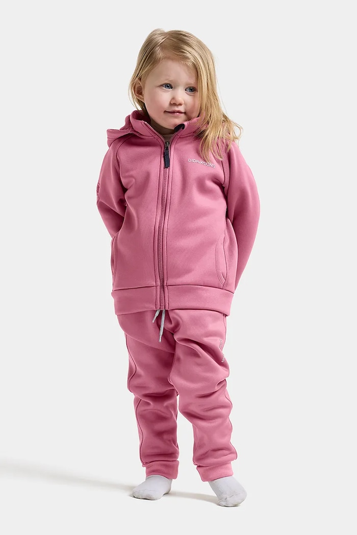 Spodnie dresowe dziecięce SILJAN KIDS PNT Didriksons 505901.G różowy