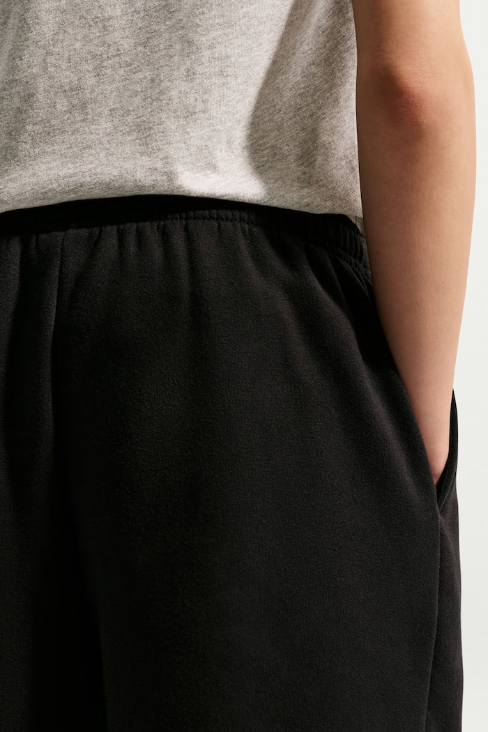 Dievča Nike Teplákové nohavice detské s bavlnou Nike Sportswear Studio Fleece IM4905 čierna