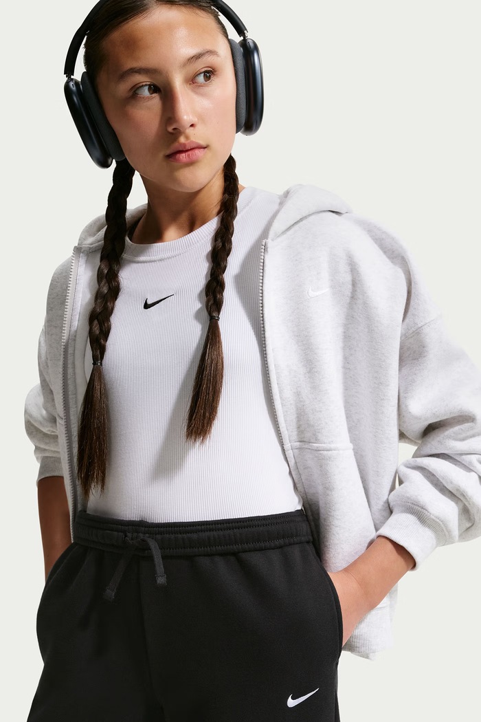 Spodnie dresowe dziecięce Nike Studio Fleece Nike IM4946 czarny