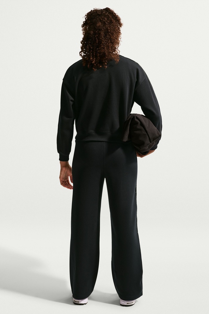 Nike Spodnie dresowe dziecięce z bawełną Nike Studio Fleece IM4983 czarny AW26
