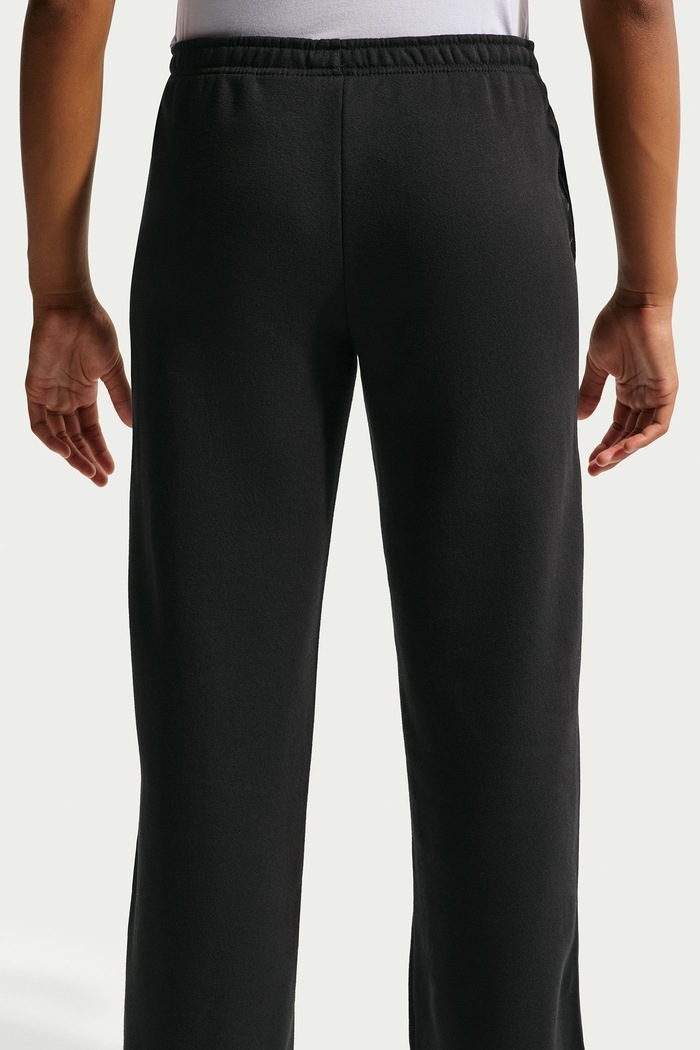 Dziewczynka Nike Spodnie dresowe dziecięce z bawełną Nike Studio Fleece IM4983 czarny