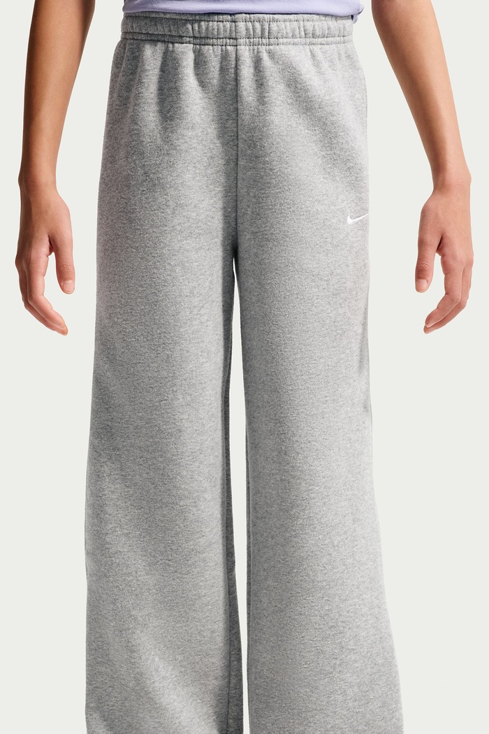 Spodnie dresowe dziecięce z bawełną Nike Sportswear Studio Fleece Nike szary IM4973