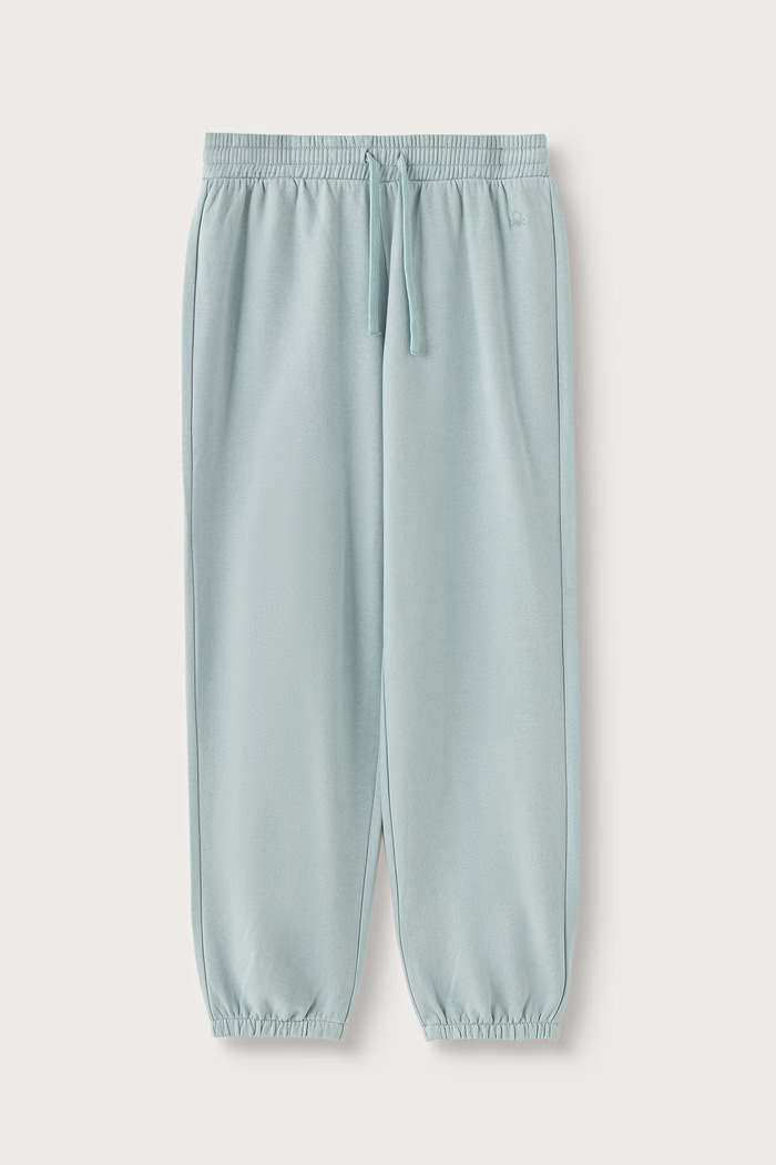 United Colors of Benetton Spodnie dresowe dziecięce z bawełną beżowy 4DZBCF02Q.G.Season.9BY2