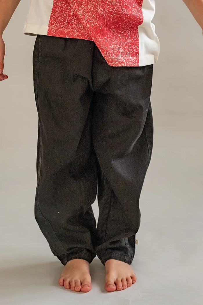Spodnie dziecięce bawełniane Joah pants That's mine 269351 czarny