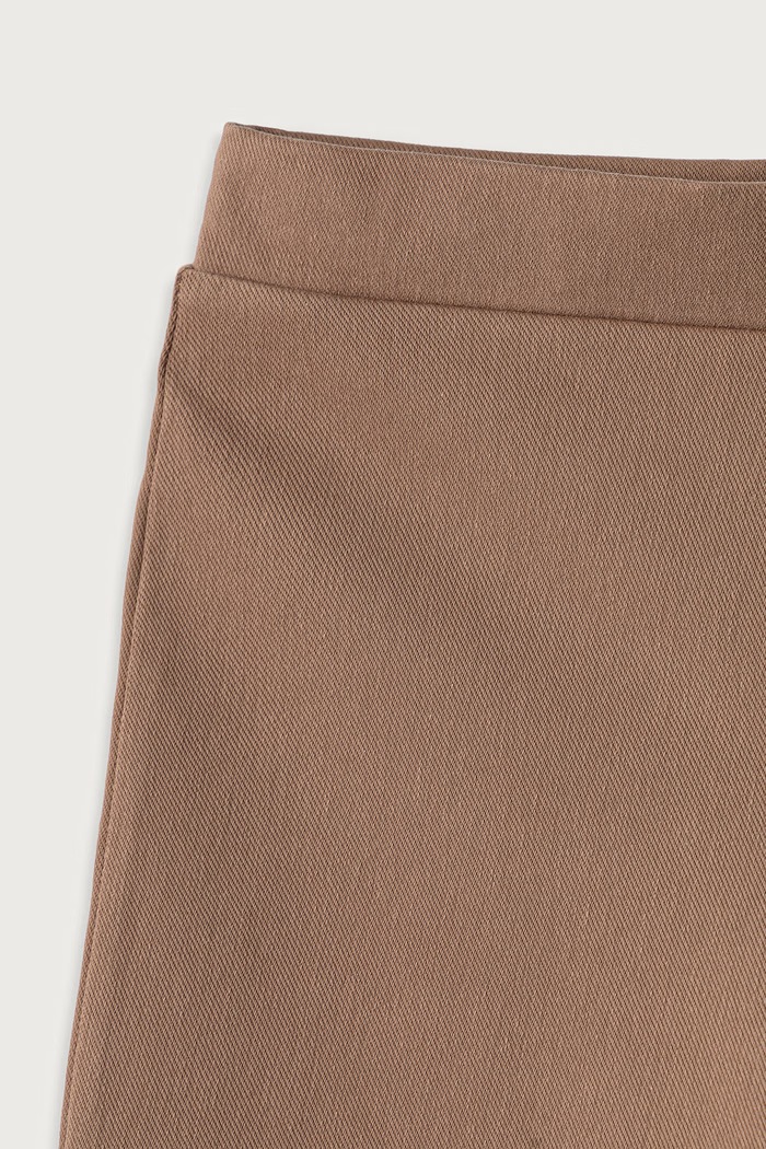 Dziewczynka United Colors of Benetton Spodnie wide leg dziecięce z bawełną 46D6CE04C.G.Season.9BY2 brązowy