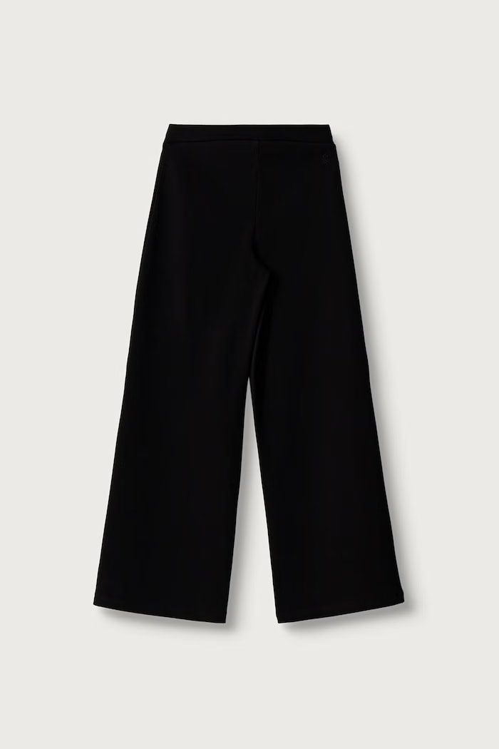 United Colors of Benetton Παντελόνι wide leg παιδικό με βαμβάκι 46D6CE04C.G.Reproposal μαύρο AW26