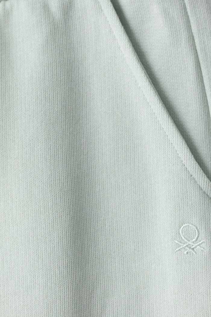 Dziewczynka United Colors of Benetton Spodnie dresowe dziecięce bawełniane 3J68CF075.G.Seasonal zielony