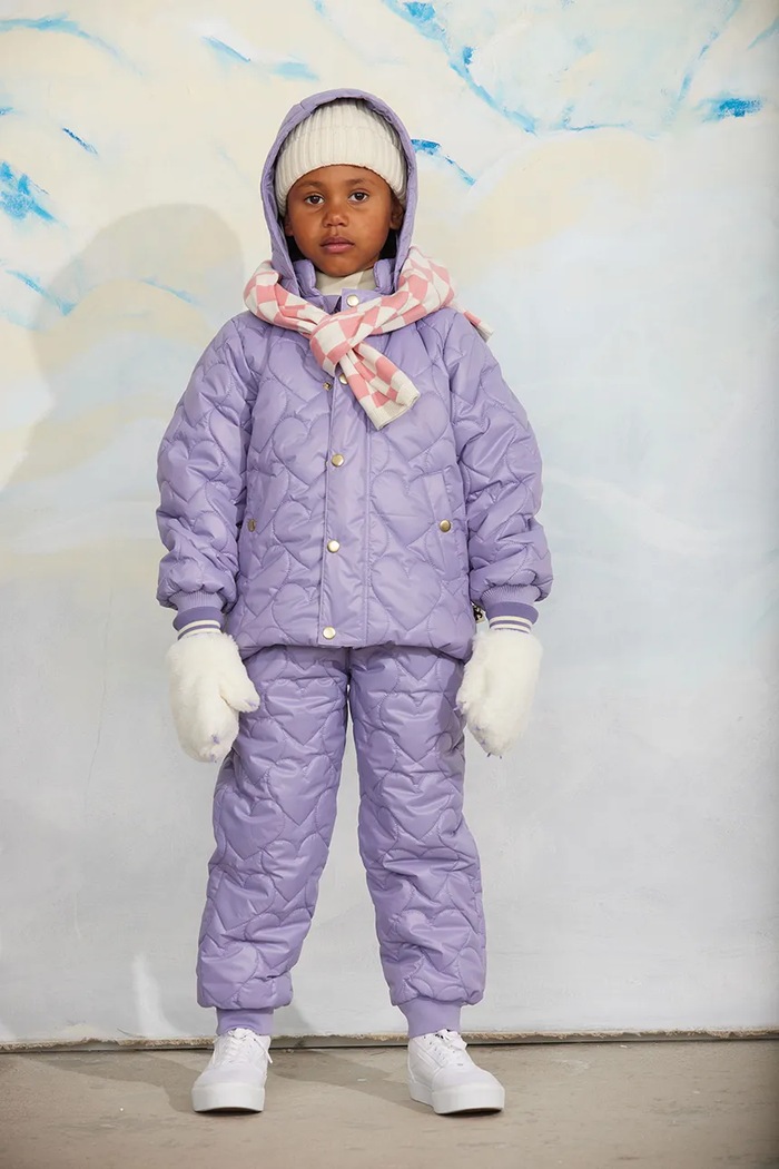 Mini Rodini spodnie dziecięce 26710120 fioletowy