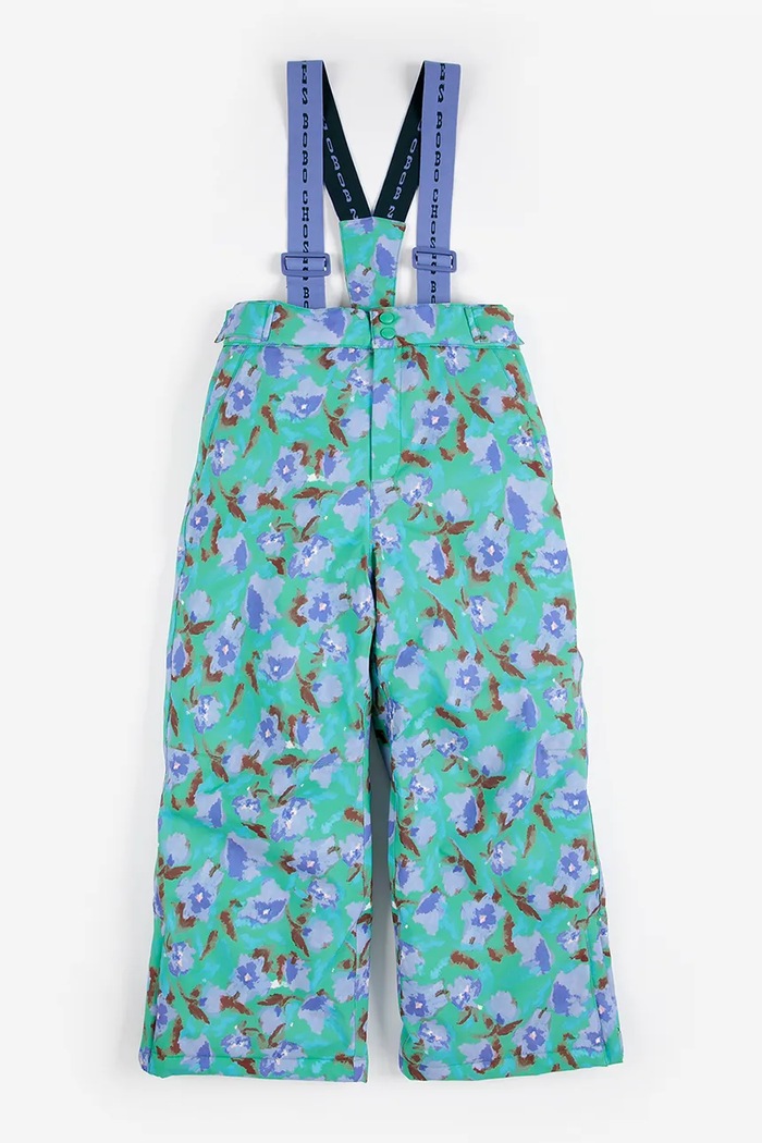 Bobo Choses Spodnie narciarskie dziecięce Watercolor 226AC109 zielony AW26