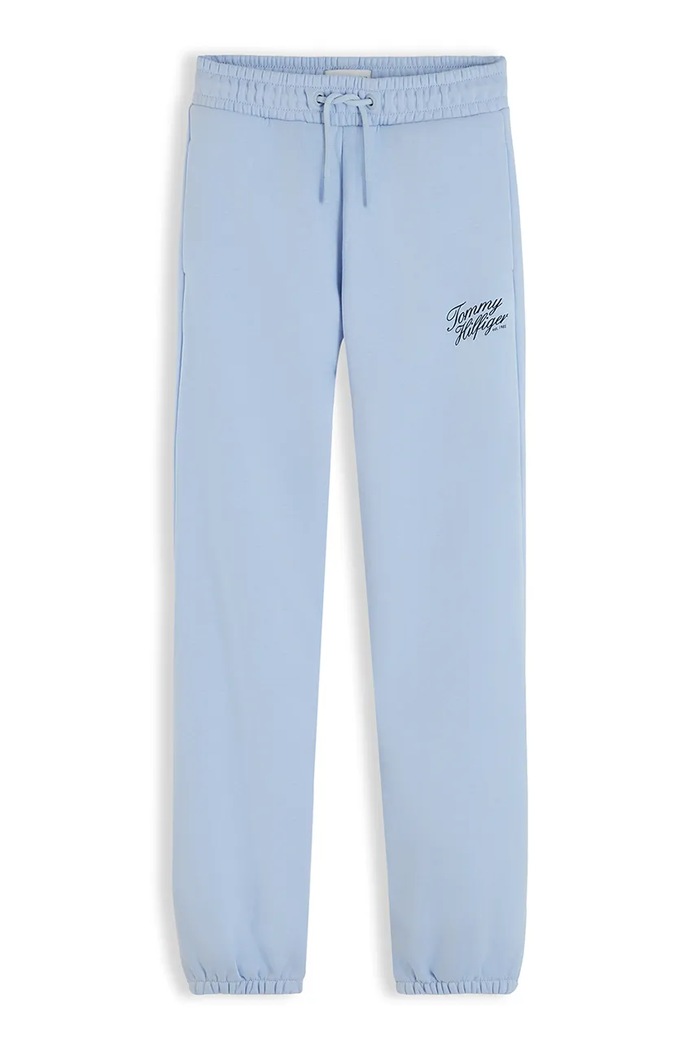 Tommy Hilfiger Spodnie dresowe damskie z bawełną KG0KG09581.104.122.9BY2 niebieski AW26