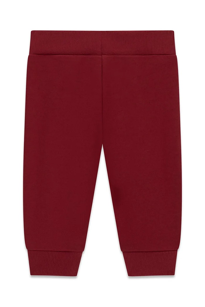 Guess Spodnie dresowe dziecięce bawełniane K6BB03.K5886.9BY2 bordowy AW26
