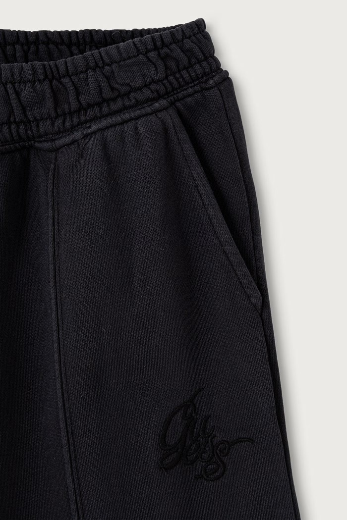 Dziewczynka Guess Spodnie dresowe dziecięce bawełniane J6BB05.K5878.9BY2 granatowy