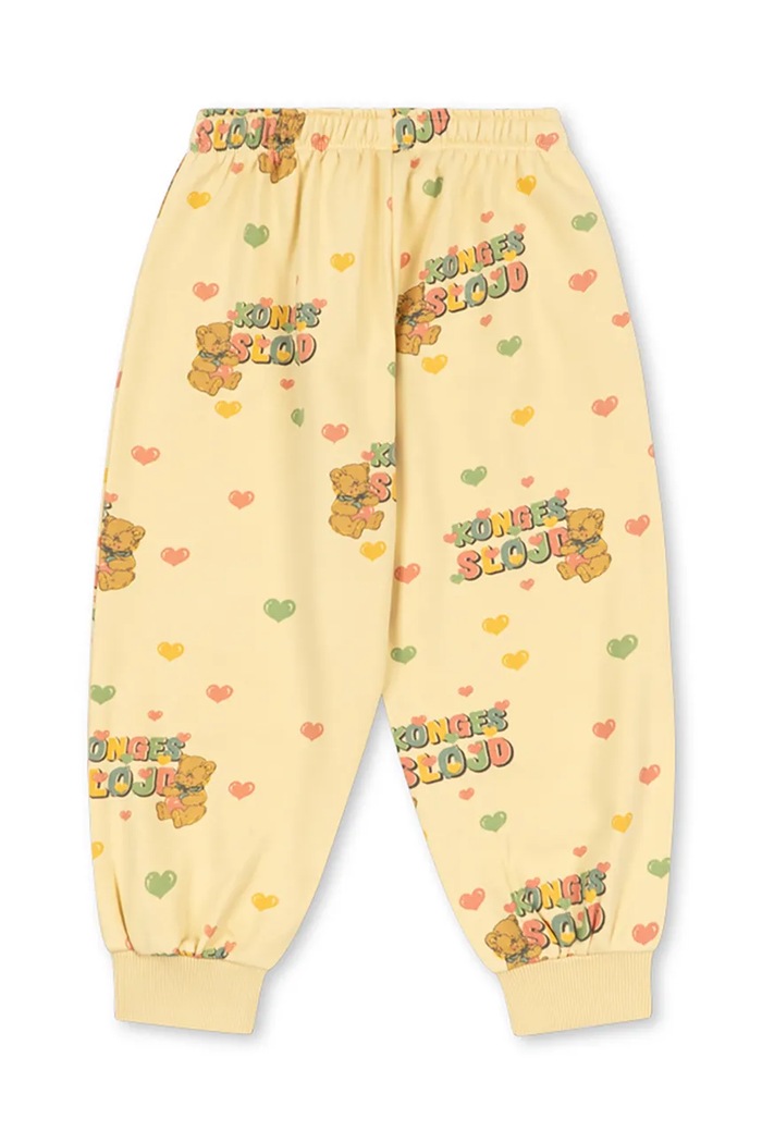 Konges Sløjd παντελόνι jogger παιδικό με βαμβάκι SPOTTY SWEAT PANTS GOTS KS106252.9BY2 κίτρινο AW26