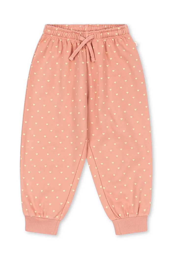 Konges Sløjd Jogger hlače za djecu s pamukom SPOTTY SWEAT PANTS GOTS roza KS106252.9BY2